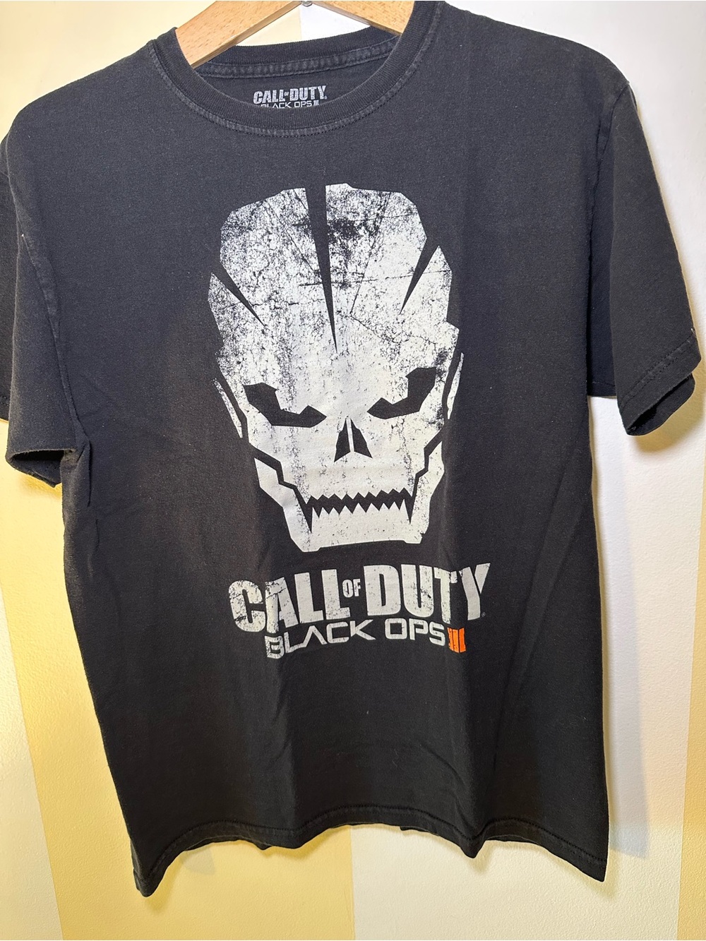 Call Of Duty Shirt Medium Black Ops 3 Game Promo Black Skull Xbox PS4 Xbox